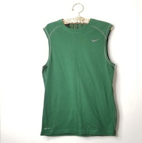 Nike Other - Nike Dri Fit Green Tank Top Men Shirt